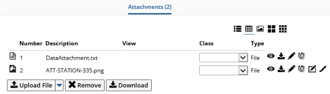 Attachments in LIMS